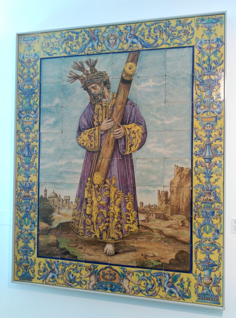 El azulejo del Señor del Gran Poder, del Museo de la Cerámica de Triana