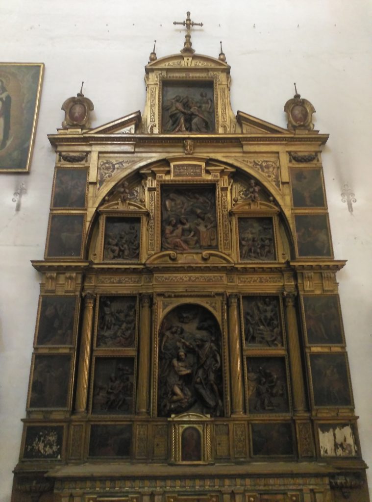 El retablo de San Juan Bautista de la Iglesia de la Anunciación