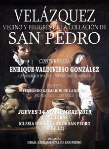 Conferencia «Velázquez, vecino y feligrés de la collación de San Pedro»