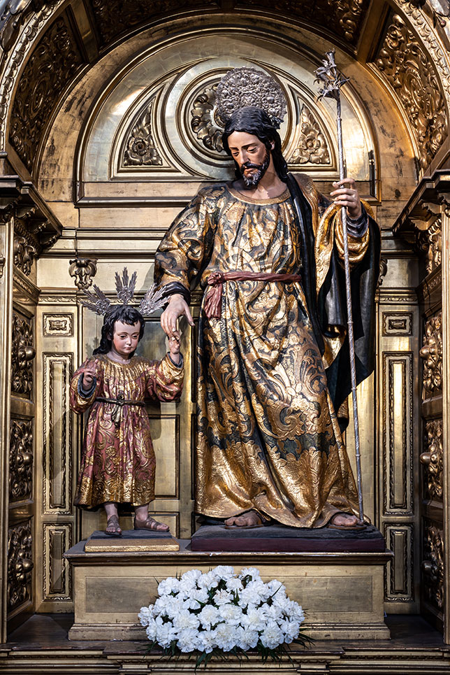 San José con el Niño de la Parroquia de la Magdalena