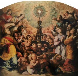 Exposición del cuadro de Francisco Herrera «El Viejo»: «Exaltación de la Eucaristía»