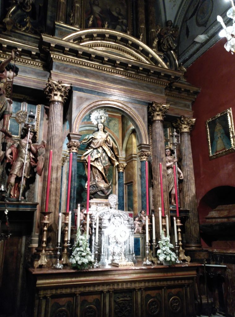 La Inmaculada de la Capilla Sacramental de la Parroquia de la Magdalena