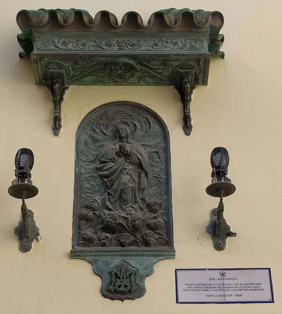 El retablo de la Inmaculada de la Plaza de los Venerables
