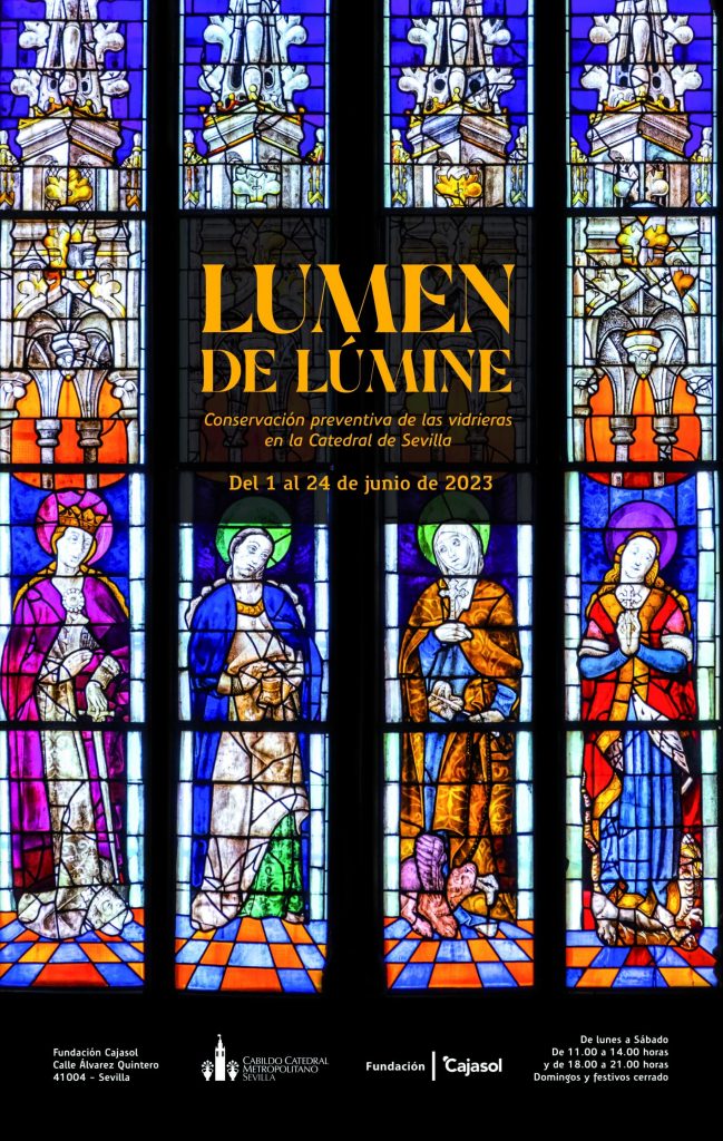 Exposición «Lumen de lúmine. Conservación preventiva de las vidrieras en la Catedral de Sevilla»