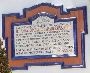 03 Azulejo en la casa de la viuda de Aníbal González    